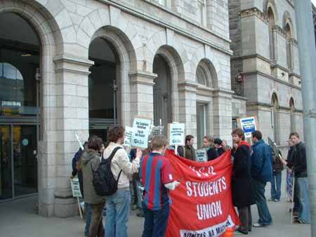 Outside the council offices (but not for long)