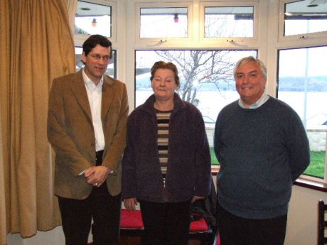 Dr Larry Staudt, Anne Muldowney and Dr Dennis Pringle