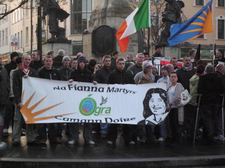 New Year''s Eve Protest in Derry