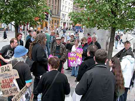 Pit Stop Ploughshare 5 Supporters at The Spire