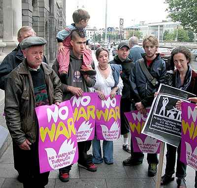 Gathering before going into court