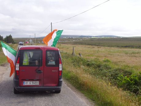 After the Belmullet protest, cortege style, the cavalcade winds its honest way to the Bellinaboy graveyard of the Shell refinery - no crocodile tears were shed. Fianna Fail/PD's rendezvous with the electoral Grim Reaper will be in two years time. R.I.P.