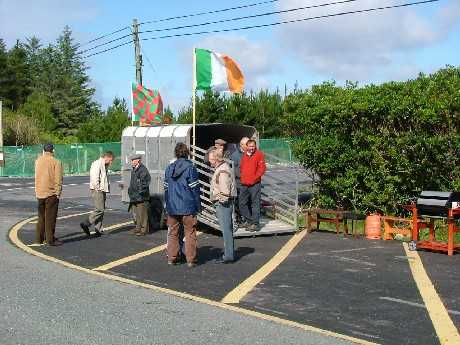 The Convergence Centre at the picket of the main gate at Ballinaboy