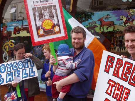 From L to R : Niamh, Ferdia, baby Cianan, Neill O'Brolchain and Kieran Cunnane.