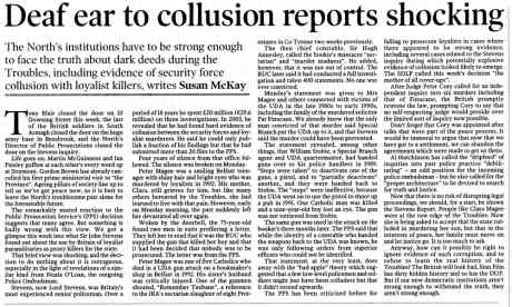 Pretending it's your problem, not ours - it's a British thing (Ir Times 29June07 Click to read)