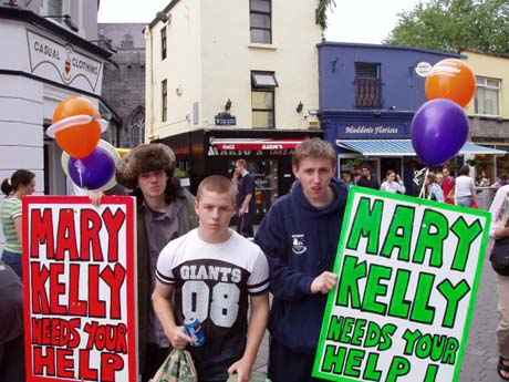 Declan, Ray Stewart from Moycullen with his mate, Jack Fanning from Mervue, Galway City.