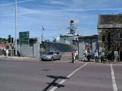 Safe behind the Custom House gates, the Grafton is abandoned by its Garda 'protectors'