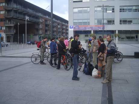 international greenways and velo city people come to support grassroots initiave