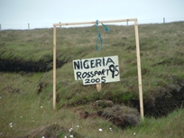 shells last excercise in community relations is remembered on one land owner's field