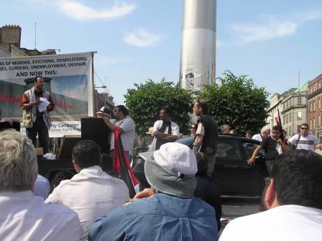 Saed from Nablus is heckled by some idiot on crutches - "Keep your eyes on the prize!"