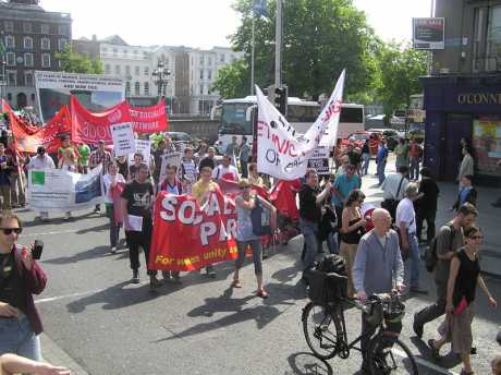 Coming onto O'Connell Street