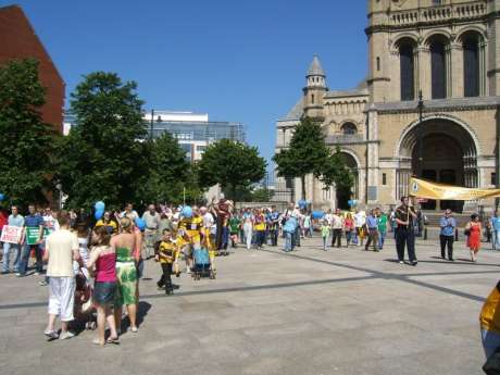 Arriving at Writers' Square