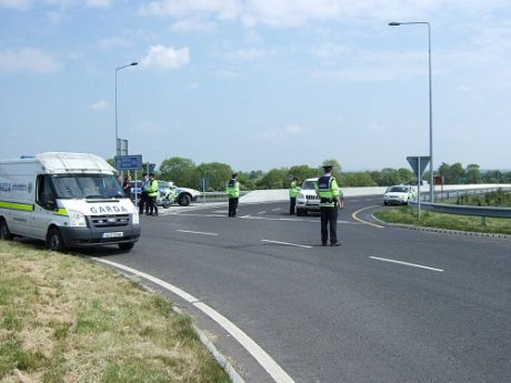 Cop blockade