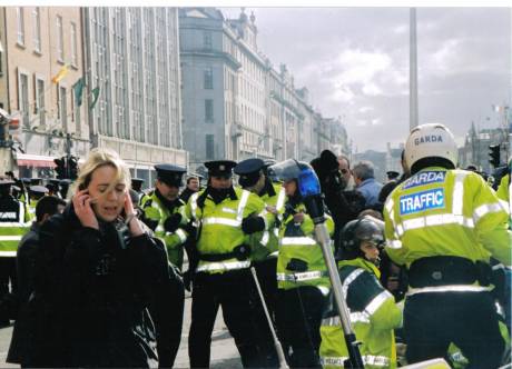 panic as garda hurt