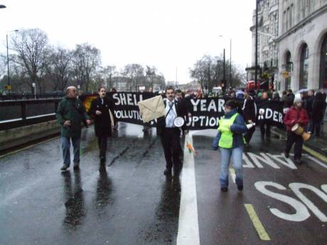 On the parade. That man with the brown envelope looks made for Dil Eireann.