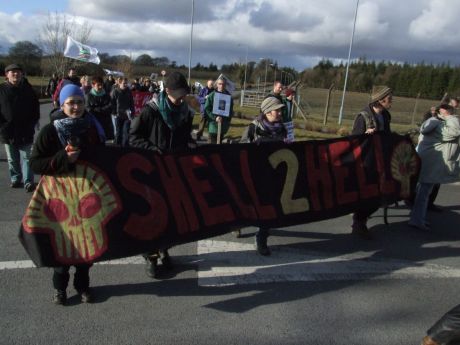 Marching in to the prison gateway - 6