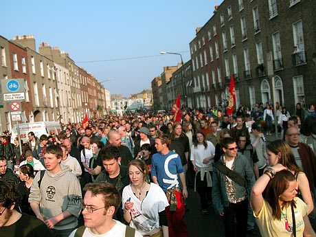 march to Farmleigh...