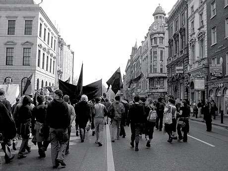 Dublin Grassroots Network on Dame Street