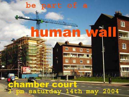 be part of a HUMAN WALL