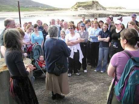 Sister Majella Mc Carron delivers address about Shell in Nigeria