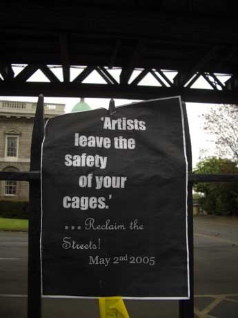 artist leave the safety of your cages