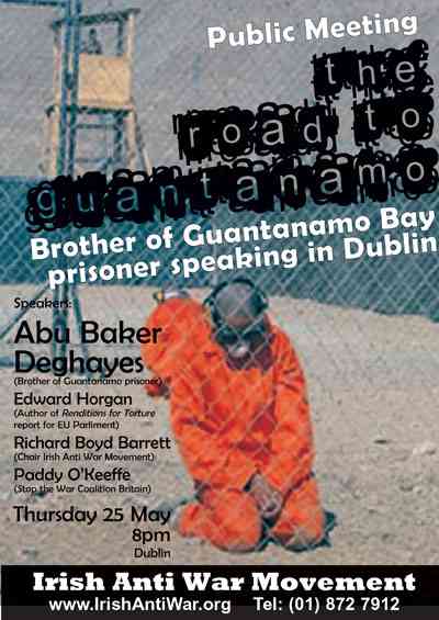 Iraq/Guantanamo meeting poster