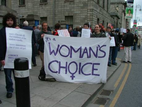 pro-choice demonstration