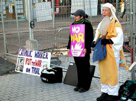 Catholic Worker gathering at 'The Spike'