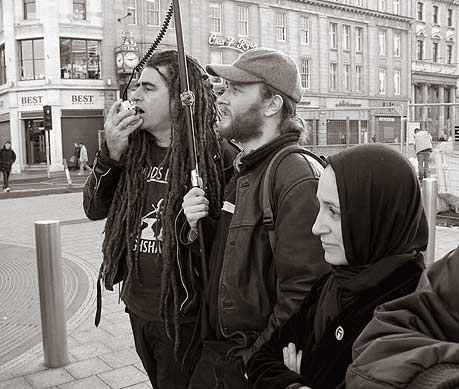 Catholic Worker gathering at 'The Spike'