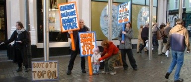 Leafleting on the Street