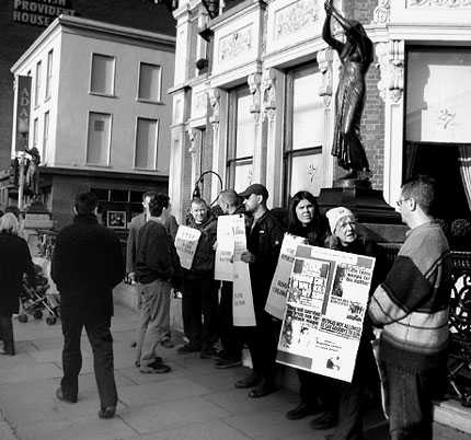 At the Shelbourne Hotel, Dublin