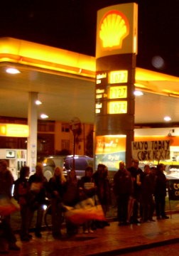 At The Shell Oil Petrol Station in Blackpool, Cork