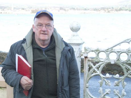 Archbishop Michael Desmond Hynes snapped at the gate of The Strand Hotel, Omeath, after this mornings meeting of Cooley Environmental and Health Group.  He is secretary of the group