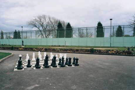 Detainees recreation area, Lindholme Immigration Removal Centre, April 2006