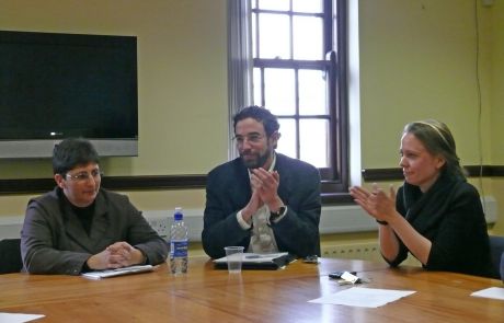 Sahar Francis on left with Noam Lubell and Dr. Kathleen Cavanaugh of the ICHR