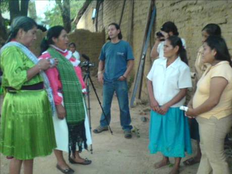 Magdelena and Jacinta meeting the mother of the rape victim also OPIM at OPIMS  Headquarters.