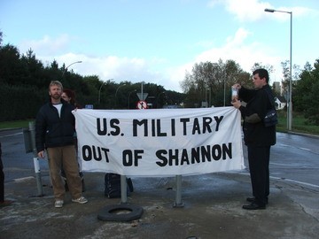 Protest continued near the Peace Camp site