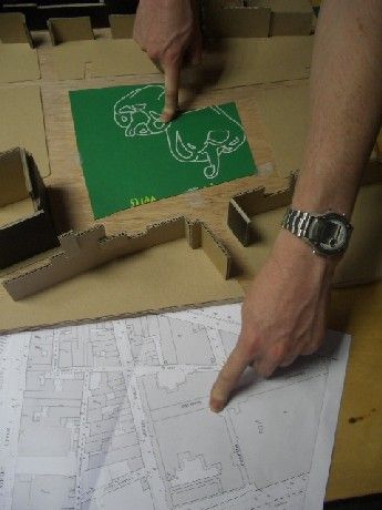 architectural model, how a greener moore st. could be