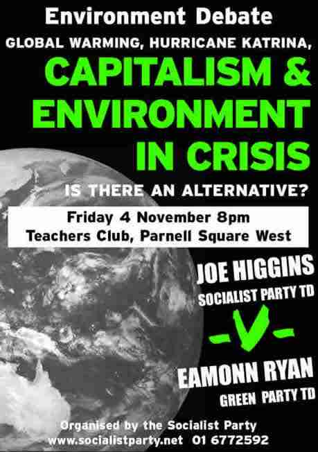 Capitalism & Environment in Crisis: Is there an alternative?