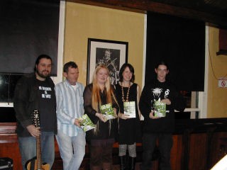 Poets included in the anthology with Jimi Cullen (singer/songwriter)