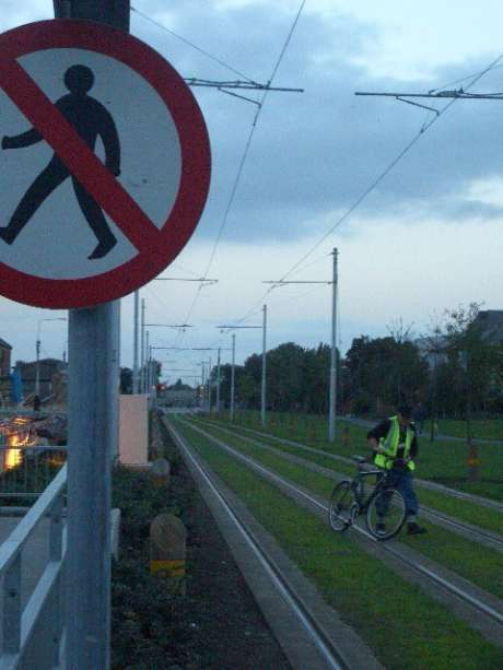 Some Kind Advice On Walking On Tramlines