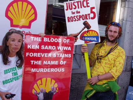 Maura and Martin Kelly, son of peace activist, Mary.