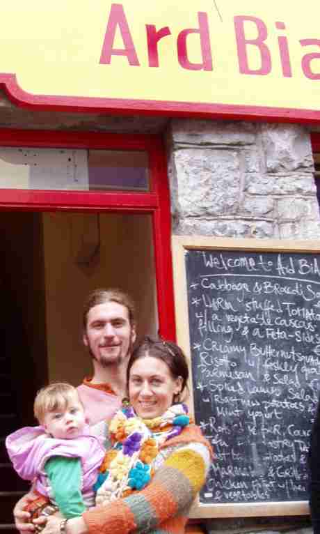 Shirley, baby Maia and Martin.