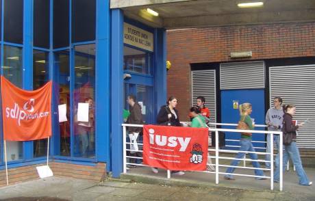 Members of Labour Youth and SDLP Youth in Magee University