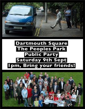 Public Party in Dartmouth Square - Sat 9th Sept 2006