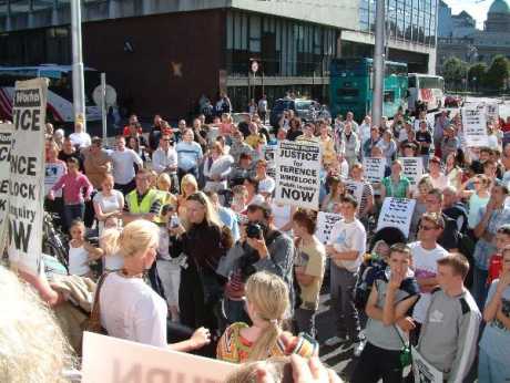 Outside Store Street Garda Station